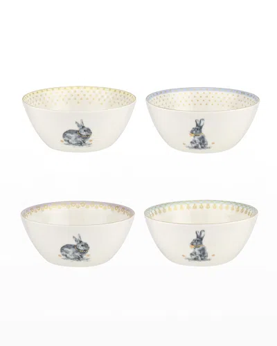 Spode Meadow Lane Cereal Bowls, Set Of 4 In White