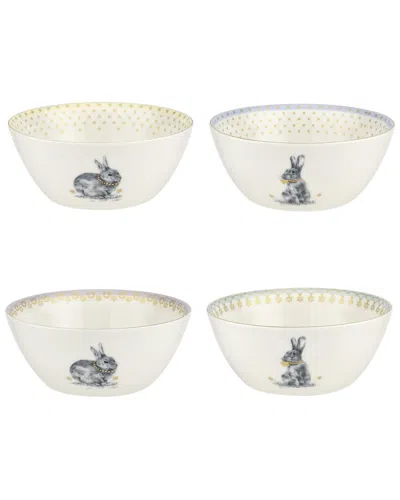 Spode Meadow Lane Set Of 4 Cereal Bowls In Neutral
