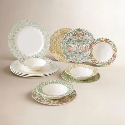 Spode Morris & Co 12 Piece Set In White