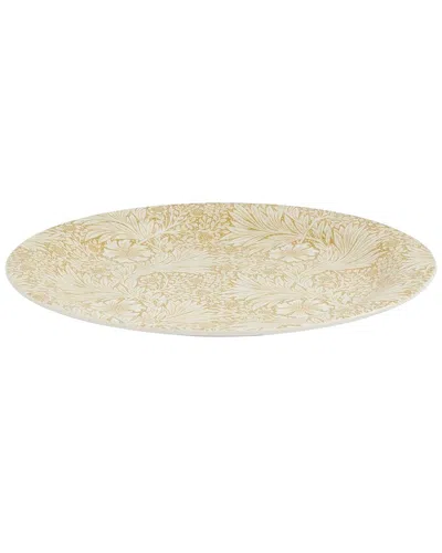 Spode Morris & Co. 13in Round Marigold Platter In Neutral