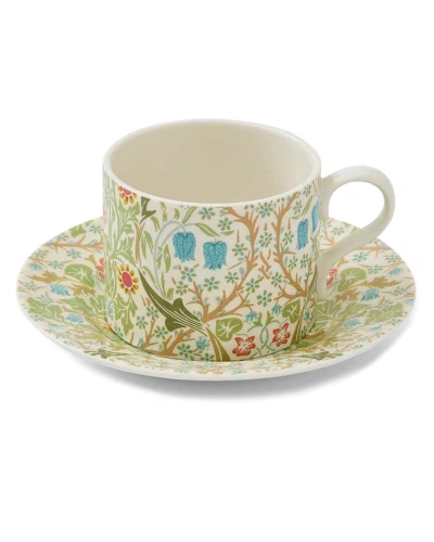 Spode Morris & Co Blackthorn Teacup & Saucer In Multicolor