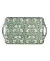Spode Morris & Co. Large Handled Tray In Green