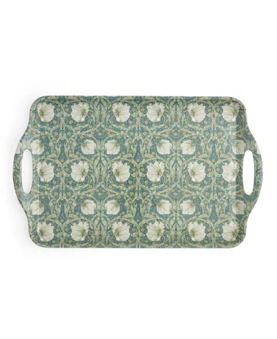 Spode Morris & Co. Large Handled Tray In Green