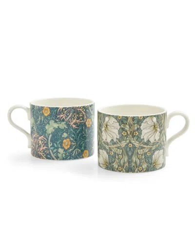 Spode Morris & Co. Mugs, Set Of 2 In Multi