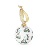 Spode Psycho Sprig Yellow Bauble Ornament In Multi