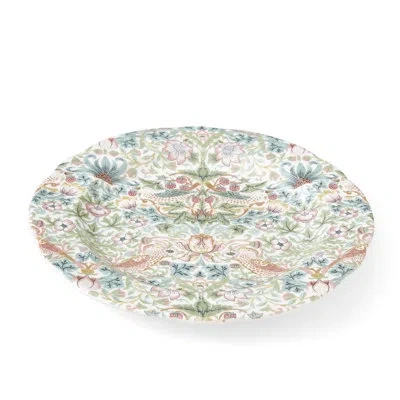 Spode Pure Morris Strawberry Th Serving Platter Strawberry Thf In White