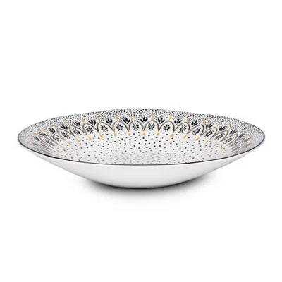 Spode Sara Miller Artisanne Noir Large Serving Bowl 14" In Multi