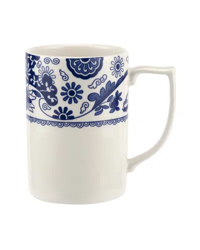 Spode Set Of 4 Blue Italian Brocato 12oz Mug In Multi
