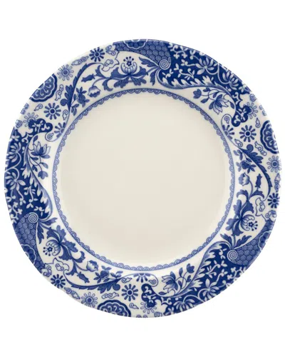 Spode Set Of 4 Blue Italian Brocato 8in Salad Plates