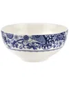 Spode Blue Italian Brocato Bowl 6.5in In Blue