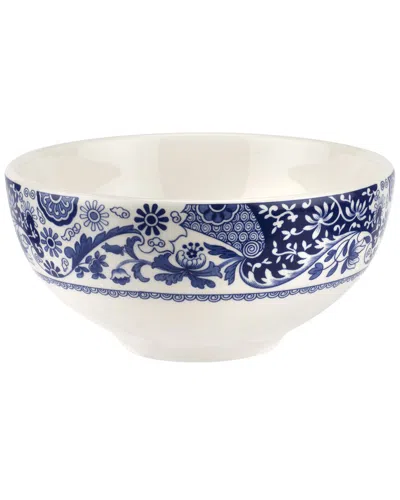 Spode Blue Italian Brocato Bowl 6.5in