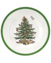 Spode Set Of 4 Christmas Tree Bread & Butter Plates