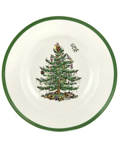 Spode Set Of 4 Christmas Tree Soup Plates