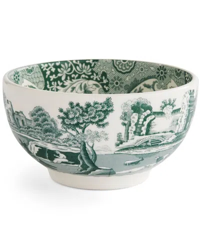 Spode Set Of 4 Green Italian 4.3in Bowls In Multi