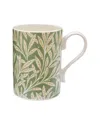 Spode Mug, 12 oz (willow Bough) In Green