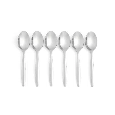 Spode Sophie Conran Arbor Cocktail Spoons, Set Of 6 In Silver