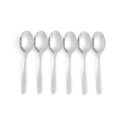 Spode Sophie Conran Floret Cocktail Spoon, Set Of 6 In Silver