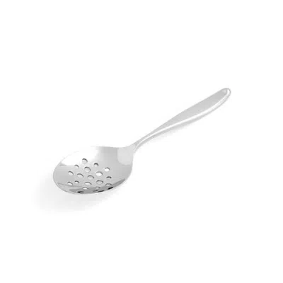 Spode Sophie Conran Floret Slotted Spoon In Silver