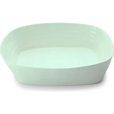 Spode Sophie Conran Lasagne/roaster 11.5"x 9.5" In Celadon