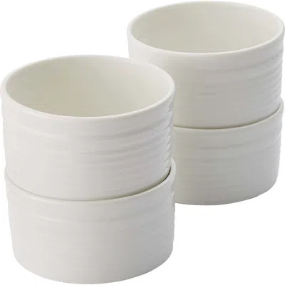 Spode Sophie Conran Ramekins Set Of 4 3.5"/7 oz In White