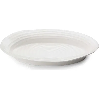 Spode Sophie Conran White Porcelain Oval Platter In Medium