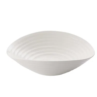 Spode Sophie Conran White Porcelain Salad Bowl In 9.5"