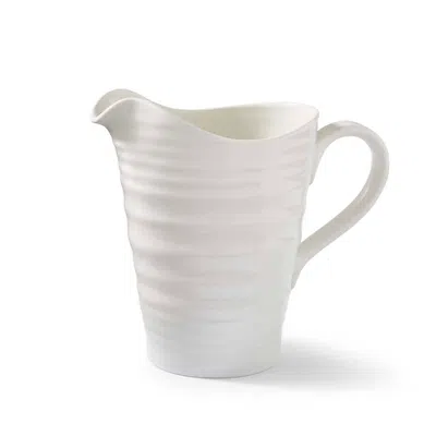 Spode Sophie Conran White Porelain Pitcher In Animal Print