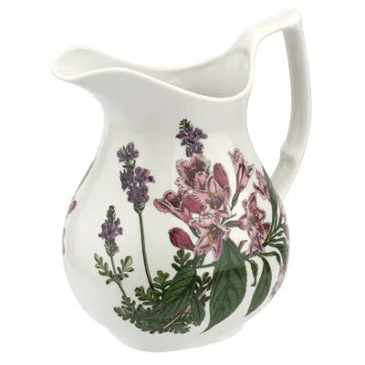 Spode Stafford Blooms Jug 2.5pt In Green;pink