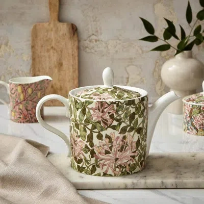 Spode Teapot, 2 Pt (honeysuckle) In Multi