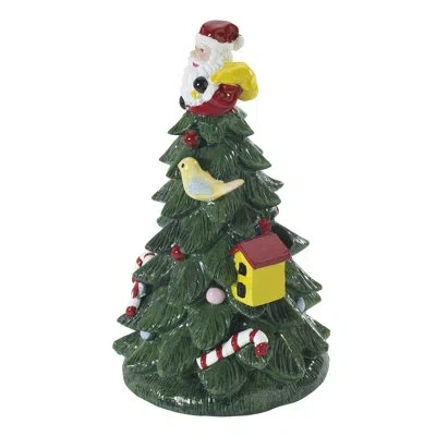 Spode Tree Toothbrush Holder In Green;red