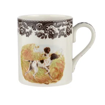 Spode Woodland 16 Ounce Porcelain Mug In White