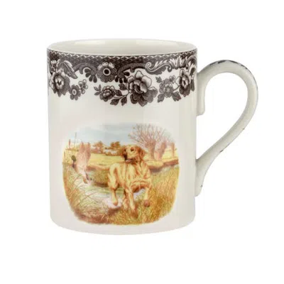 Spode Woodland 16 Ounce Porcelain Mug In Yellow Labrador