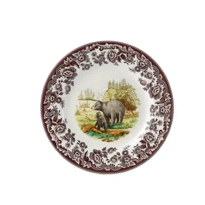 Spode Woodland Am.wildlife Salad Plate 8" Black Bear