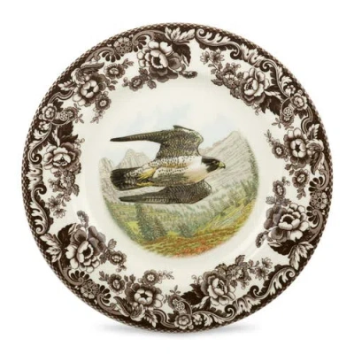 Spode Woodland Birds 10.5" Dinner Plate In Brown