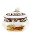 Spode Woodland Covered Sugar Bowl