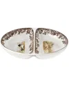Spode Woodland Divided Dish In Brown