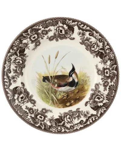 Spode Woodland Lapwing Dinner Plate In Animal Print