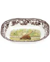 Spode Woodland Large Open Vegetable Dish In Brown