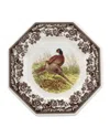 Spode Woodland Octagonal Plate In Multi