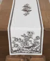 Spode Woodland Polyester Table Runner, 14" X 90" In Ivory