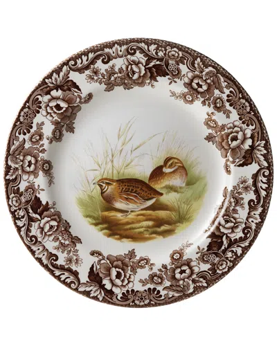 Spode Woodland Quail Salad Plate In Multi