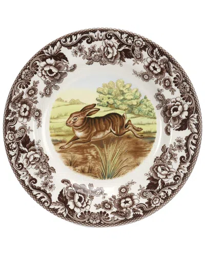 Spode Woodland Rabbit Dinner Plate In Multi
