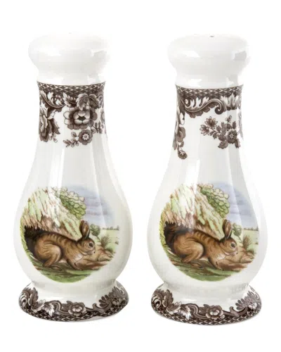Spode Woodland Rabbit Salt & Pepper Set