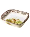 Spode Woodland Rectangular Handled Dish In Multi