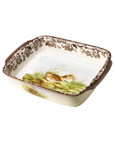 Spode Woodland Rectangular Handled Dish