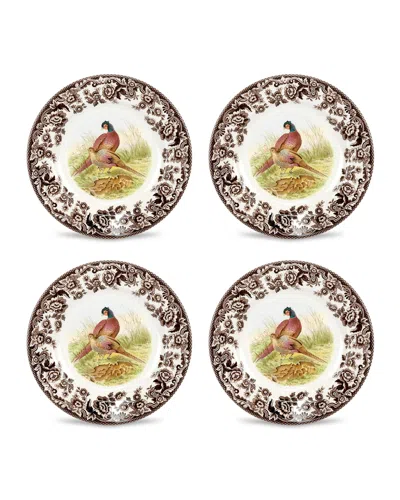 Spode Woodland Salad Plates, Set Of 4 In Multi