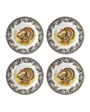 Spode Woodland Salad Plates, Set Of 4 In Multi