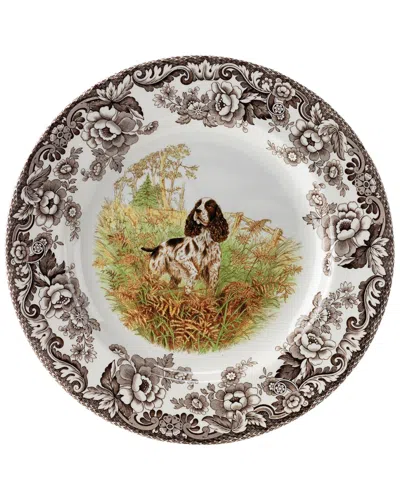 Spode Woodland Spaniel Salad Plate In Multi
