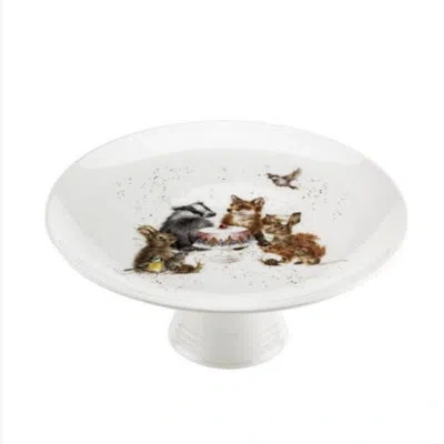 Spode - Wrendale Designs Royal Worcester Footed Cake Plate - Woodland Party In Multi