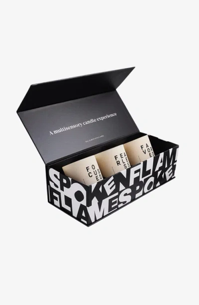 Spoken Flames F, Yes Candle Set
